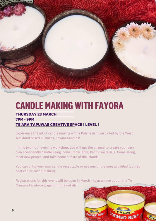 Fayora’s 1st Candle Making Workshop