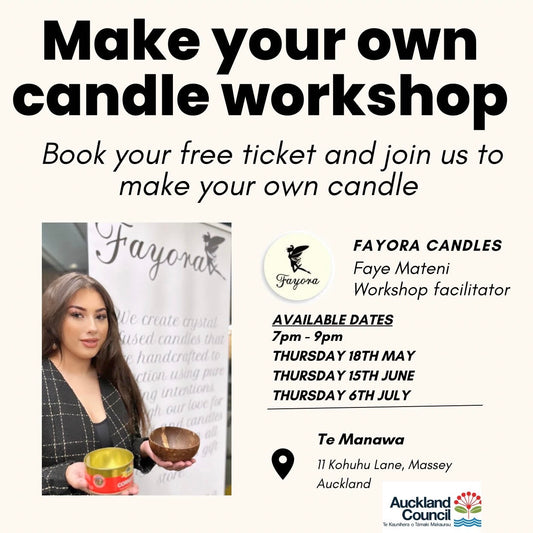 Fayora’s 1st Series of Candle Making Workshops
