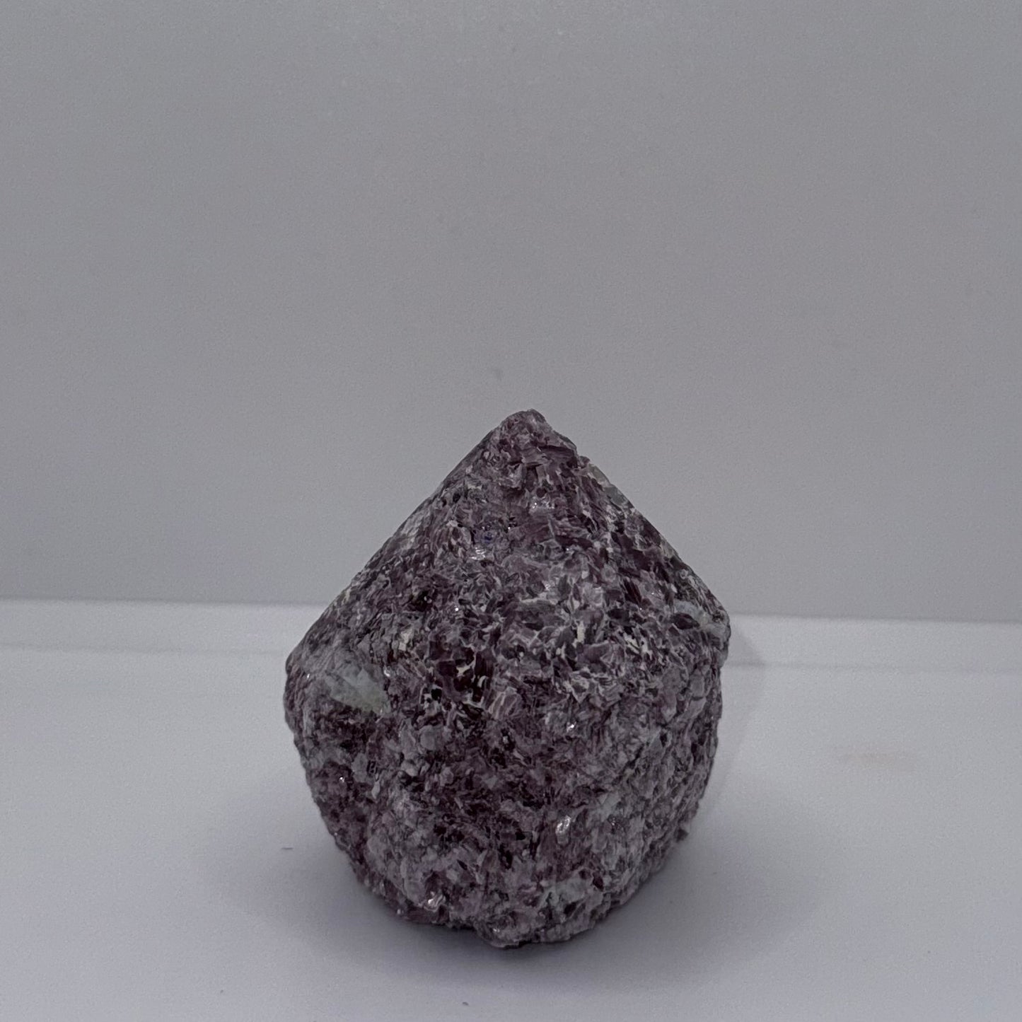 Lepidolite Cut Base Point