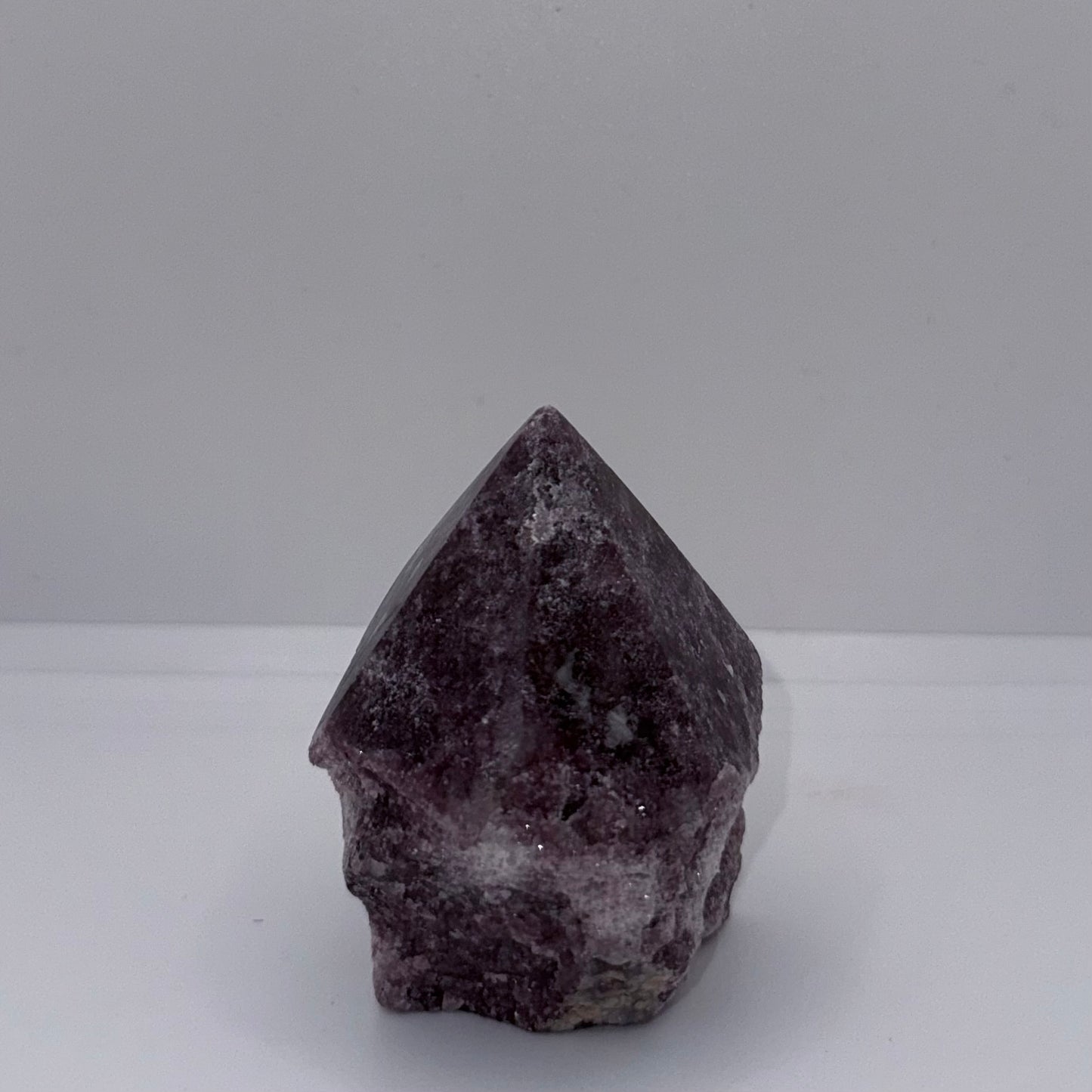 Lepidolite Cut Base Point