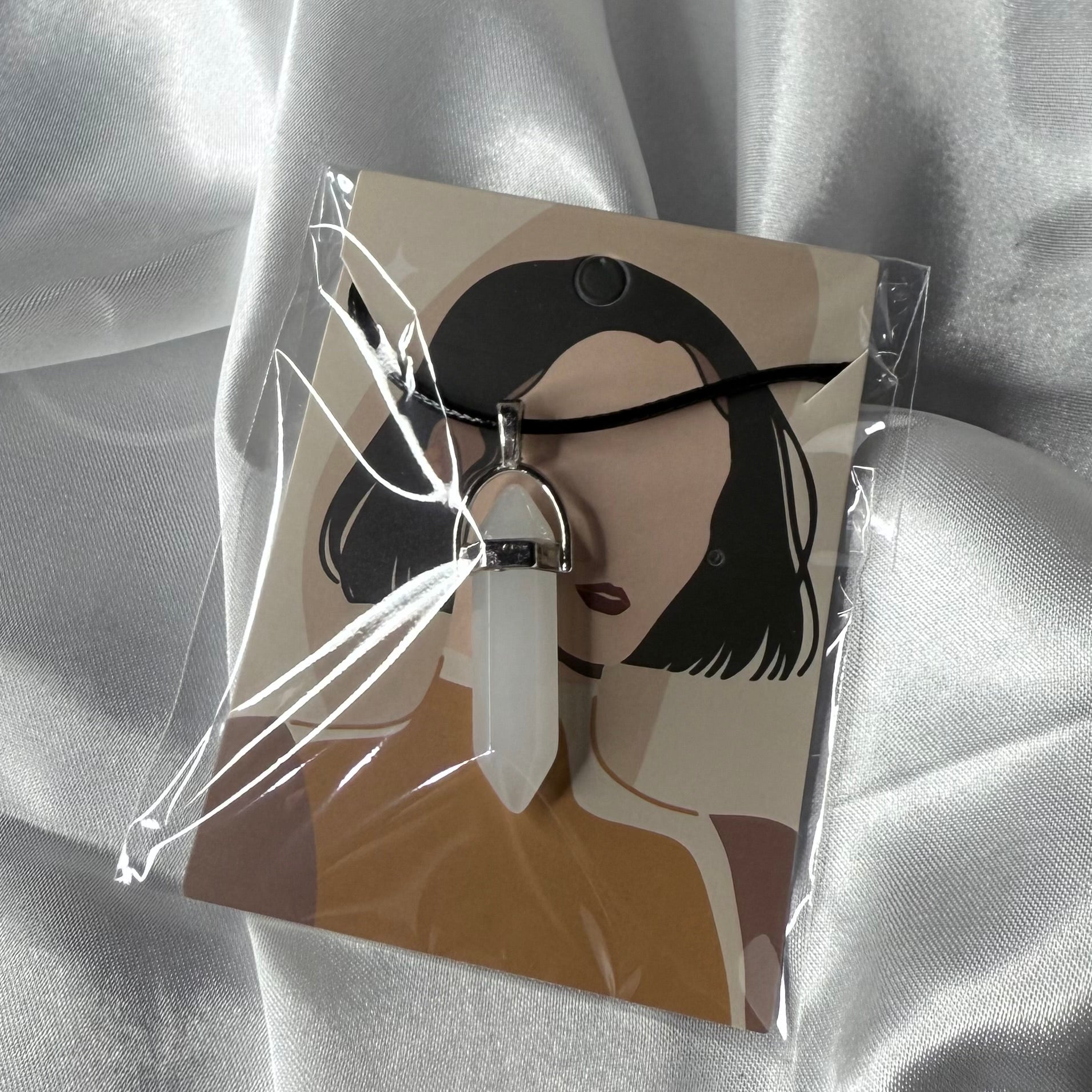 Clear Quartz Pendant Necklace