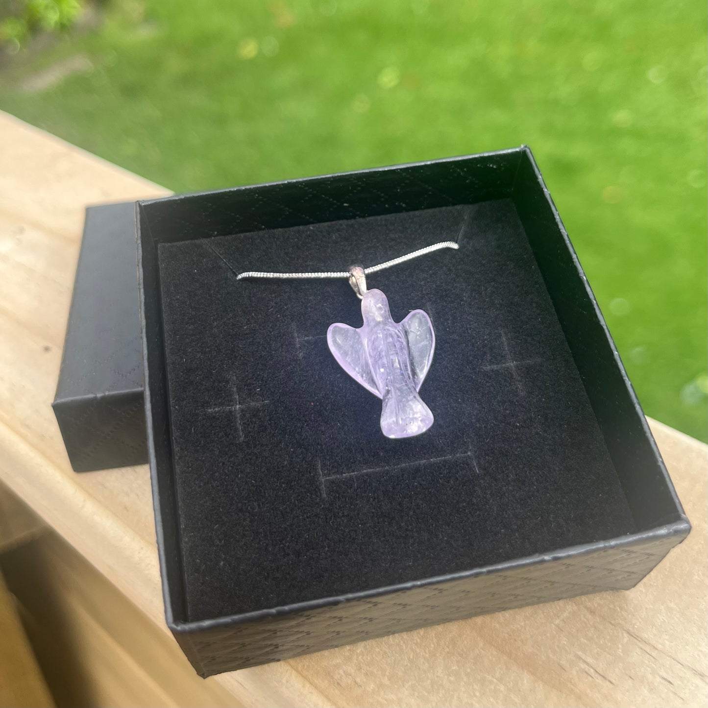 Amethyst Angel Necklace