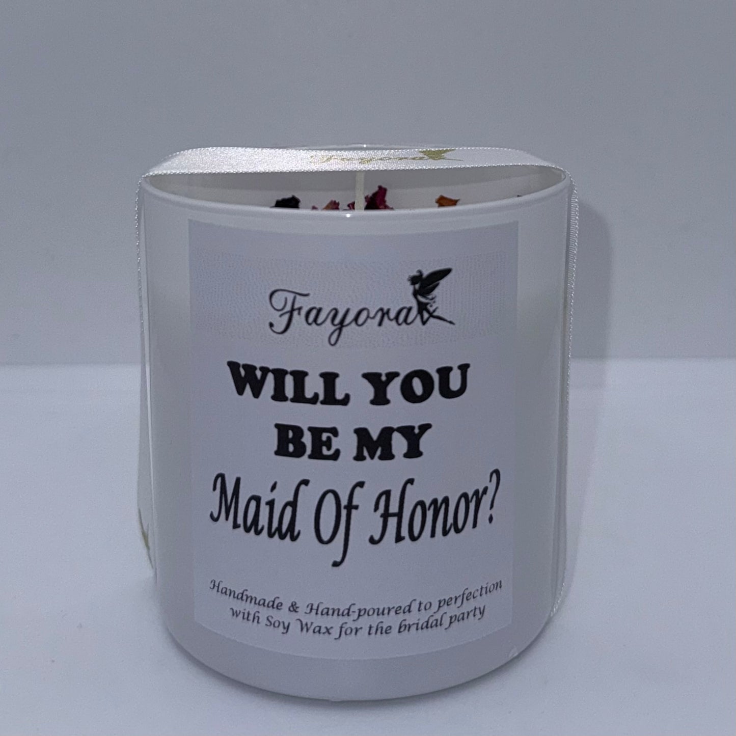 Maid Of Honor Candle