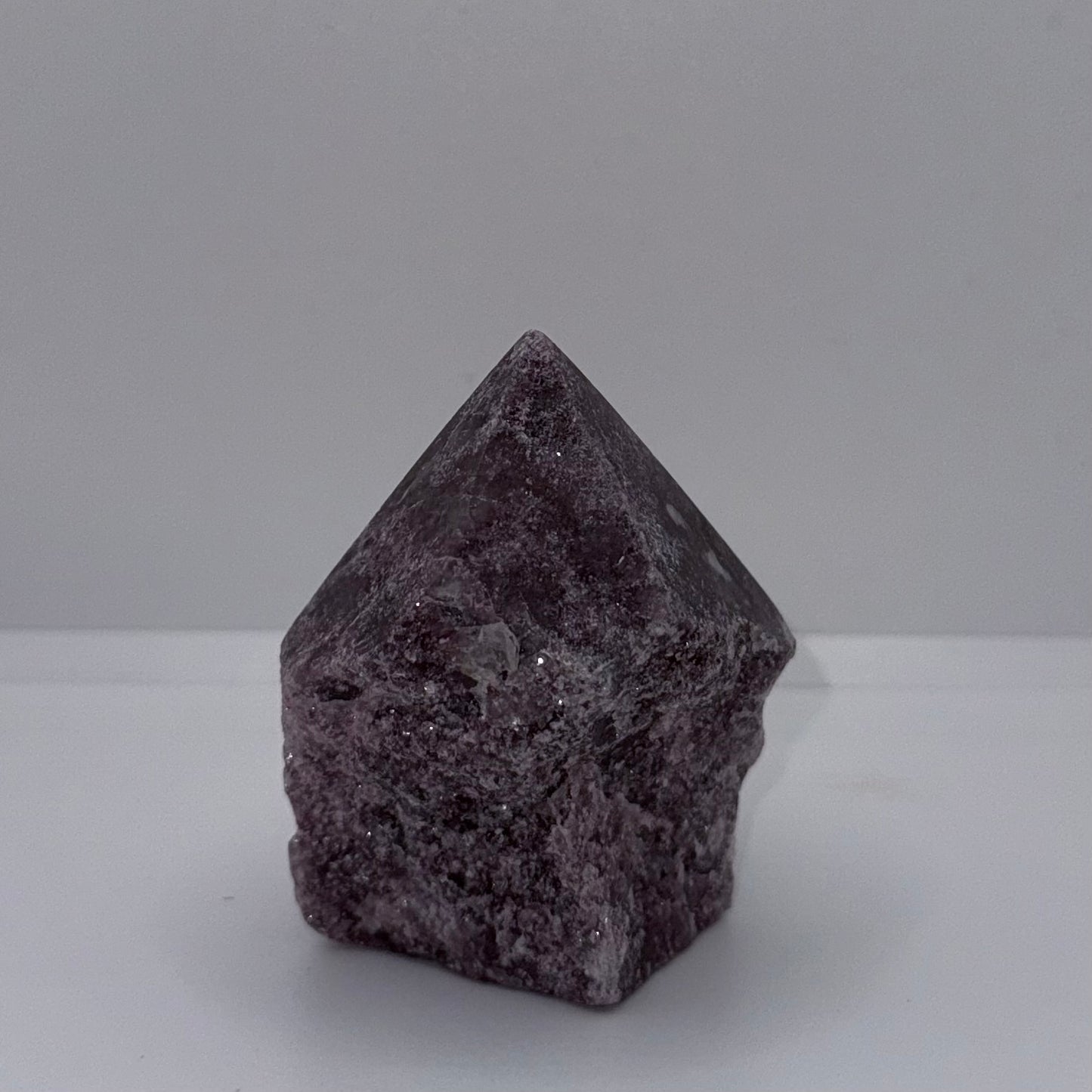 Lepidolite Cut Base Point