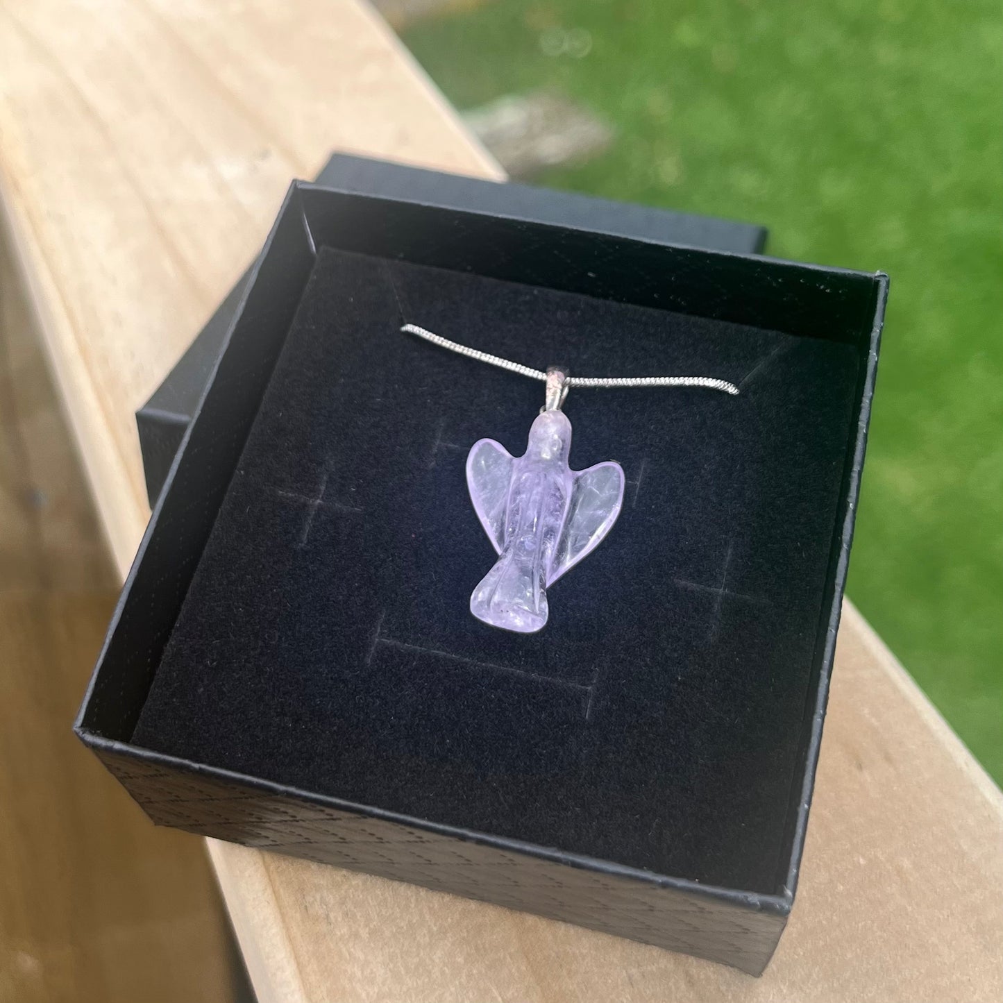 Amethyst Angel Necklace