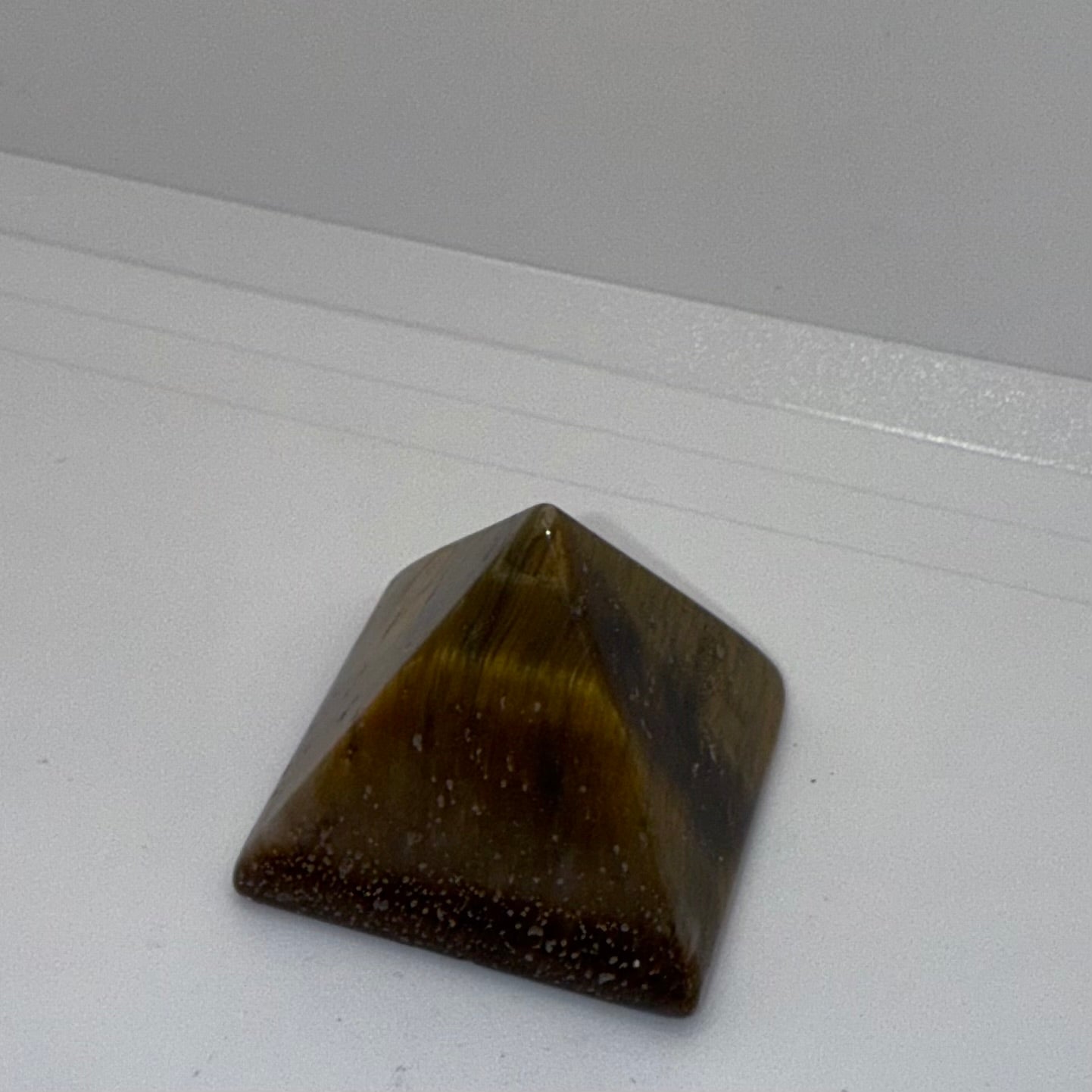 Tigers Eye Pyramid