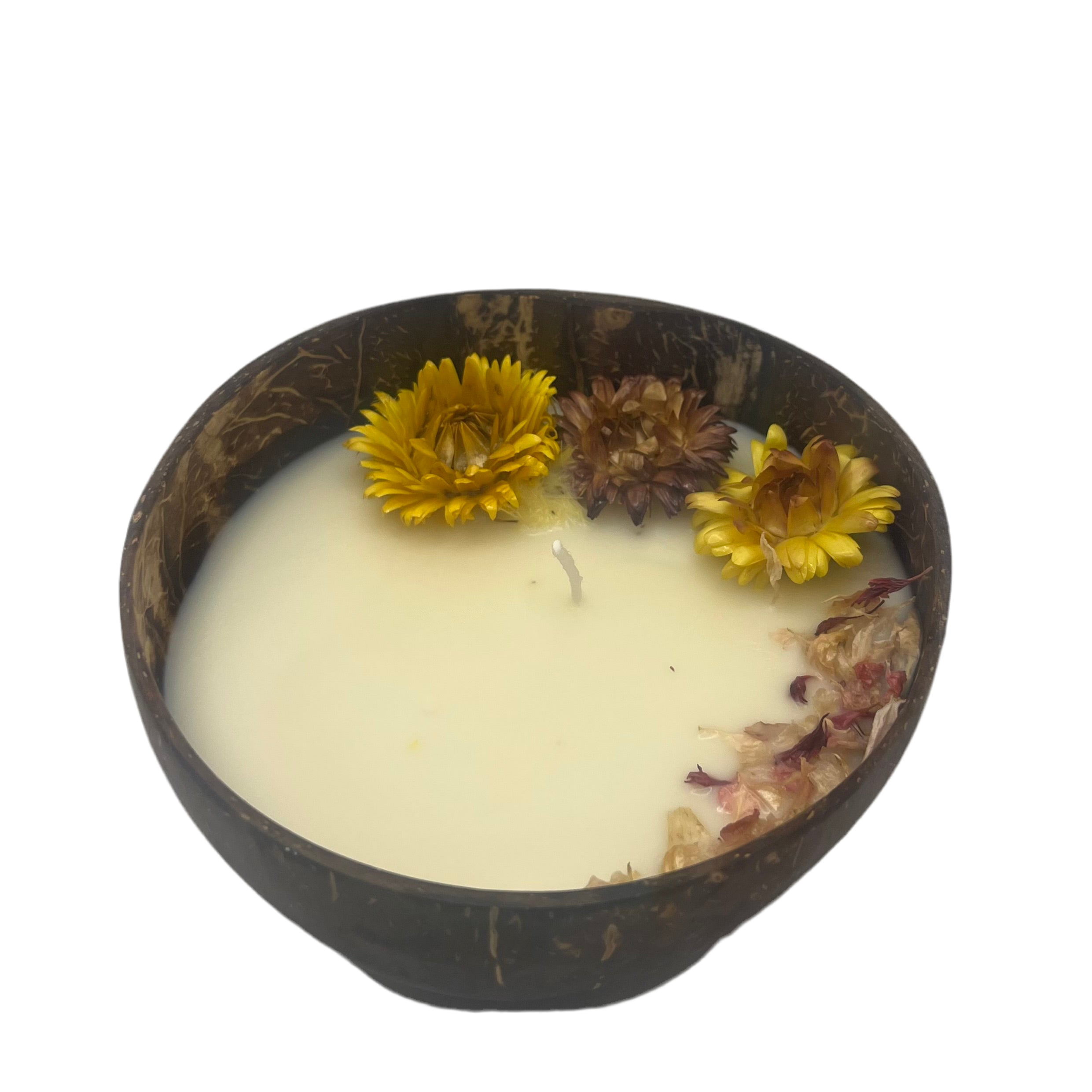 Floral Coconut Candle