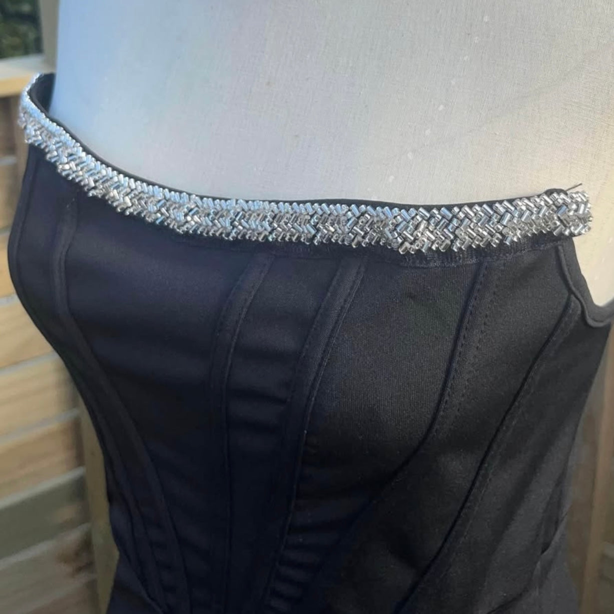 Sequin Black Cocktail Dress