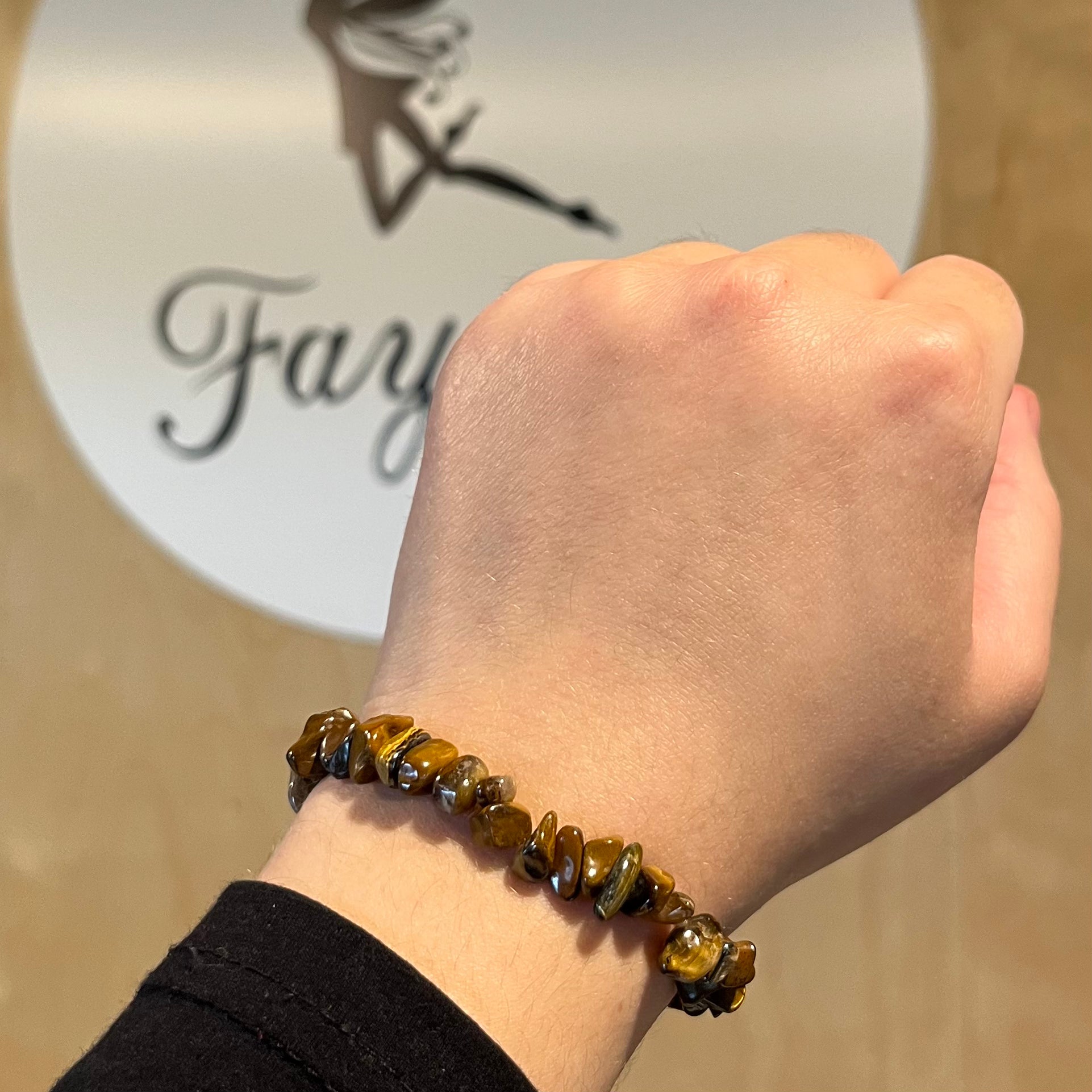 Tigers Eye Chip Bracelet