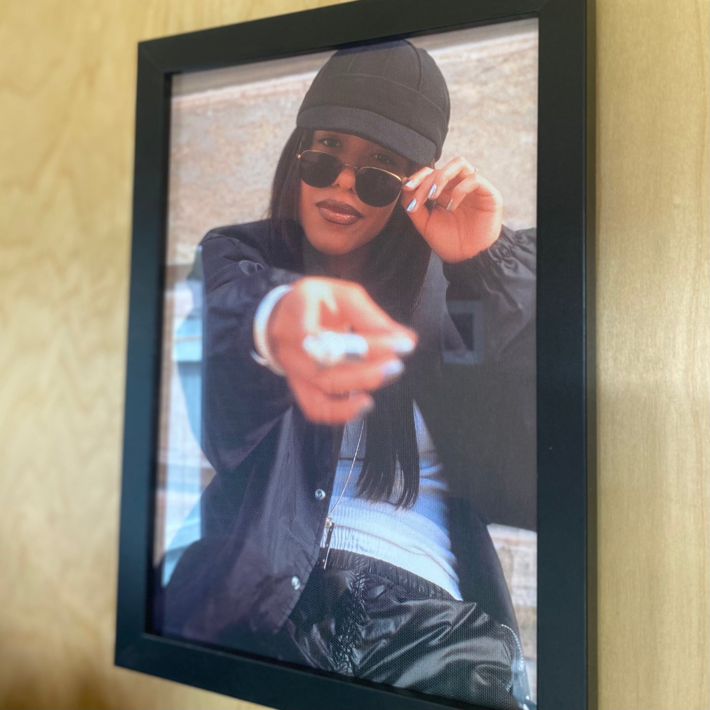 Aaliyah Canvas Art