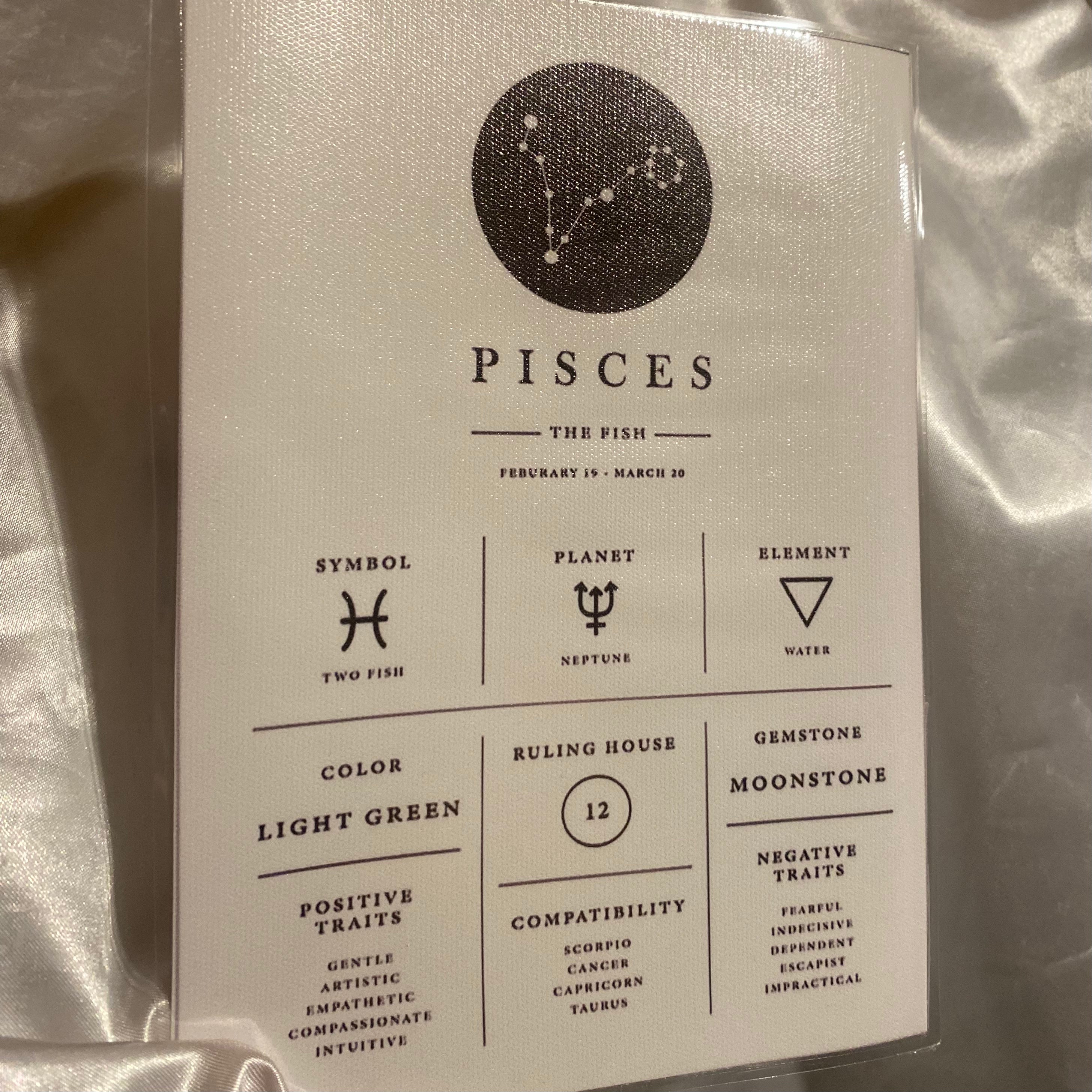 Pisces Zodiac Chart
