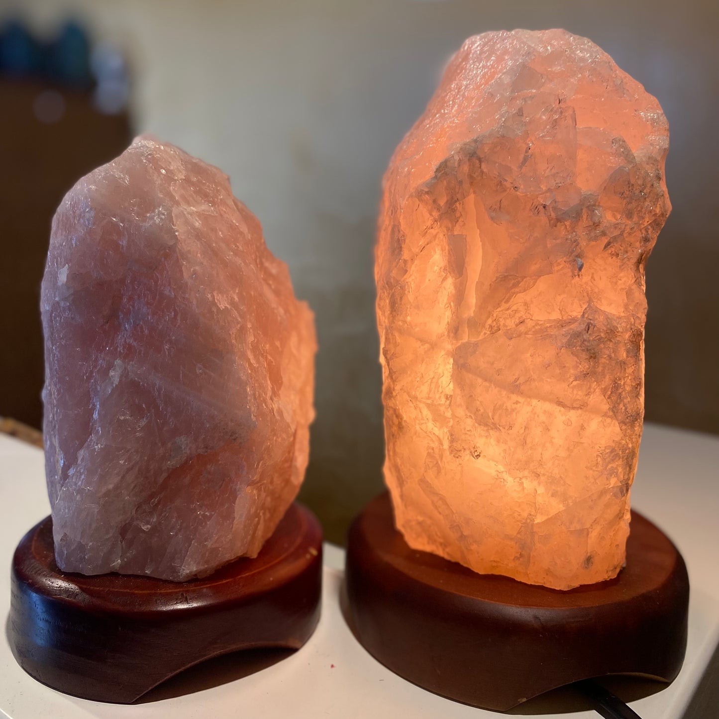 Rose Quartz Lamp