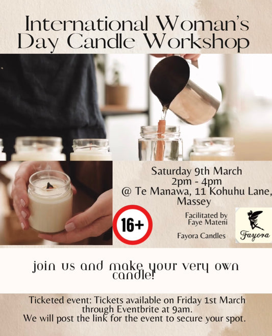 International Women's Day Candle Workshop