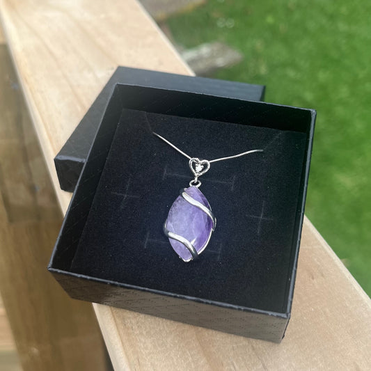 Amethyst Marquise Necklace