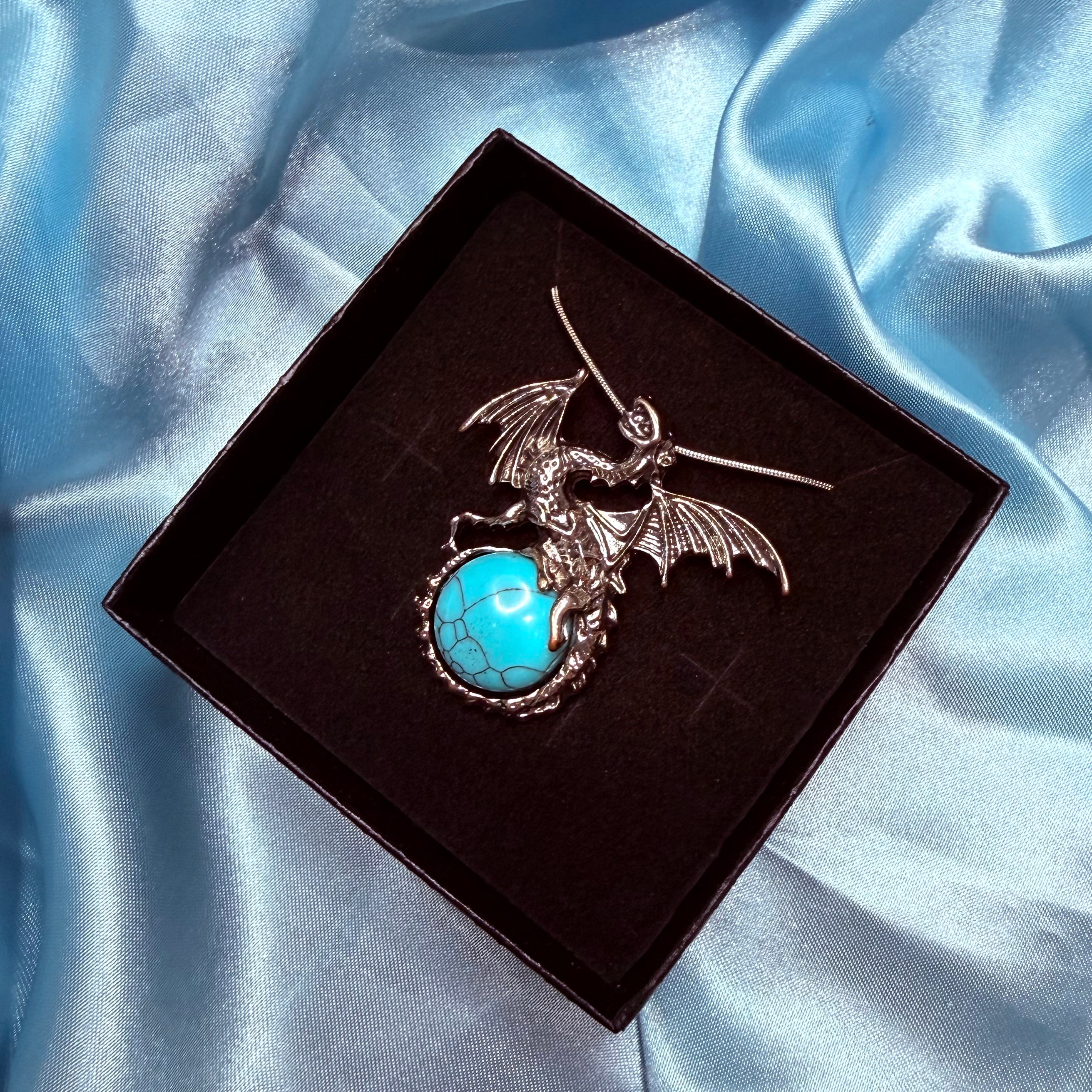 Turquoise Dragon Pendant