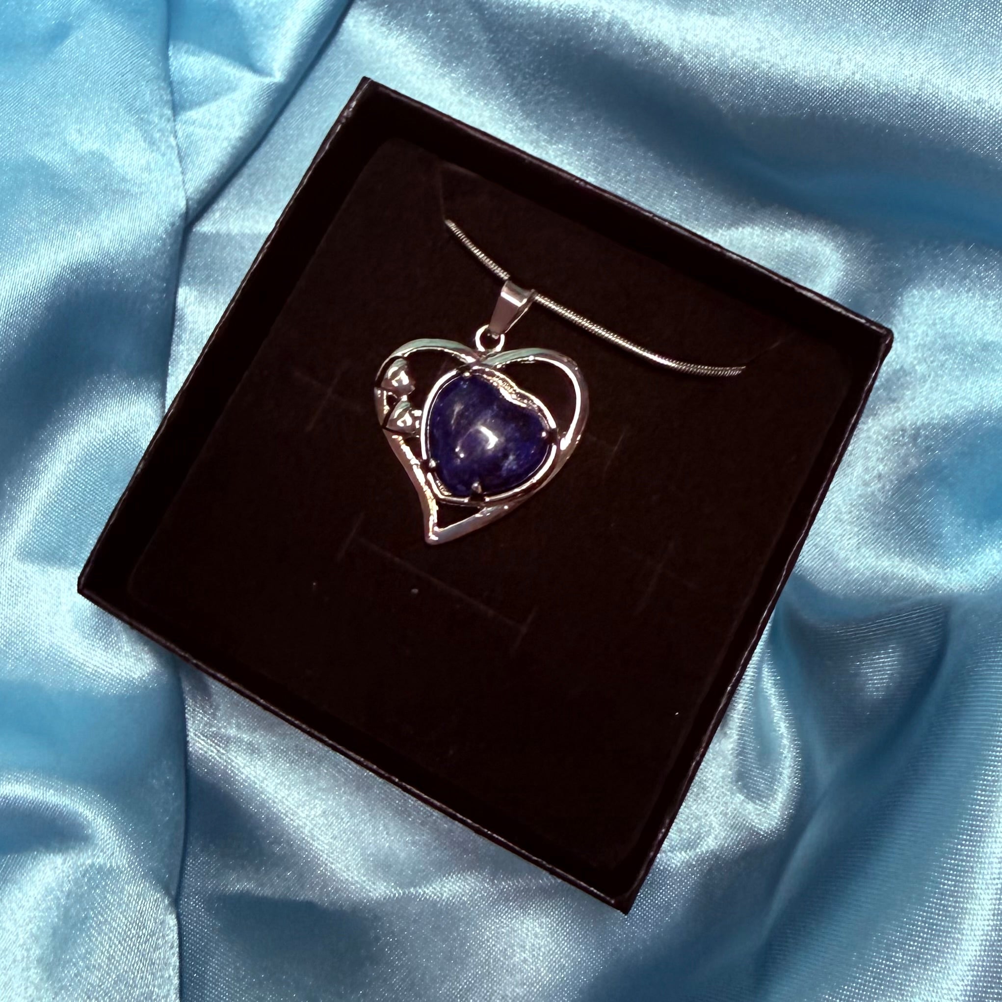 Lapis Lazuli Heart Pendant