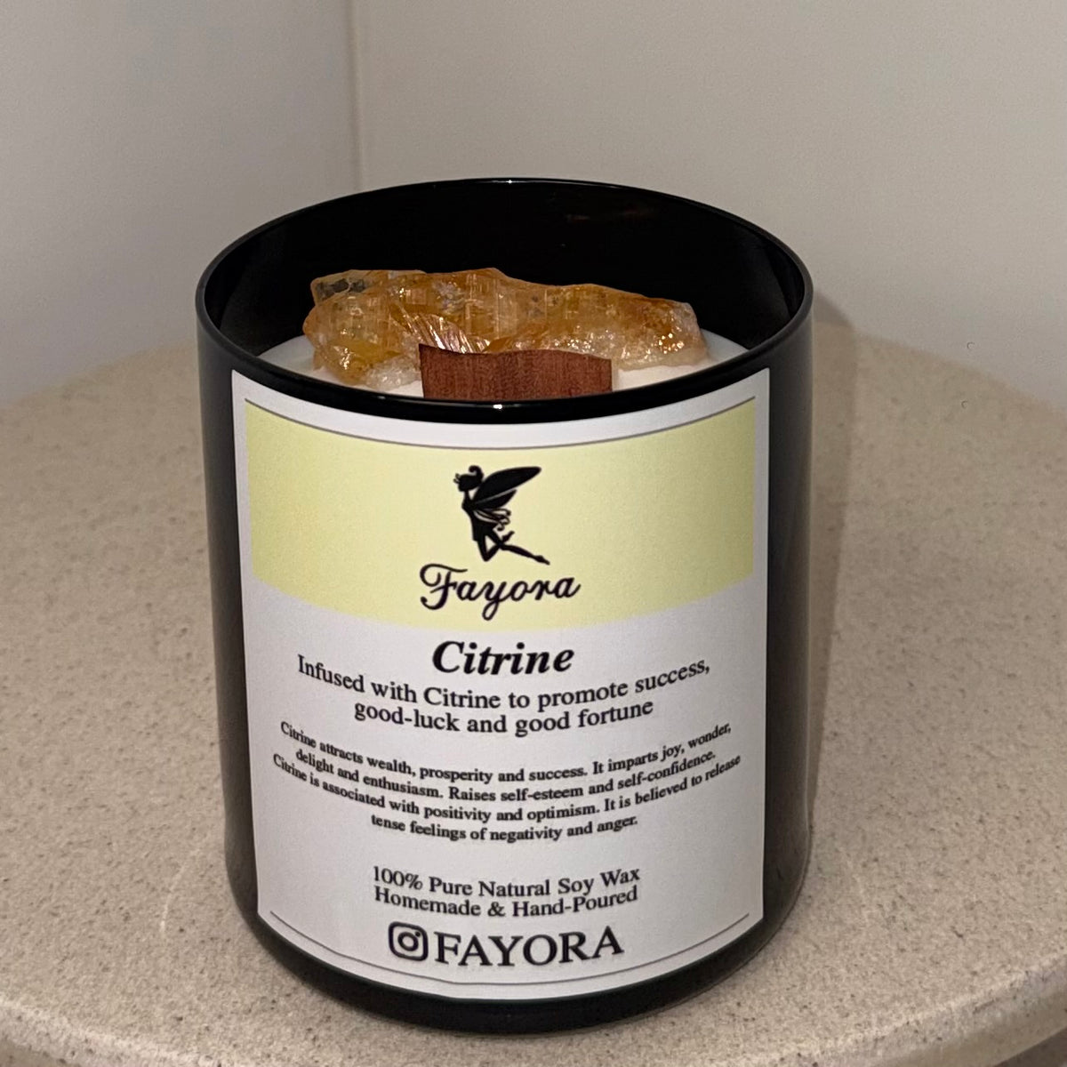 Citrine Candle (450g) (Limited Edition)