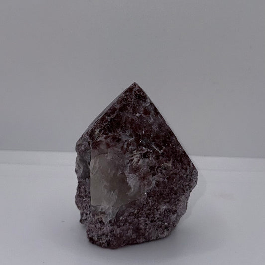 Lepidolite Cut Base Point