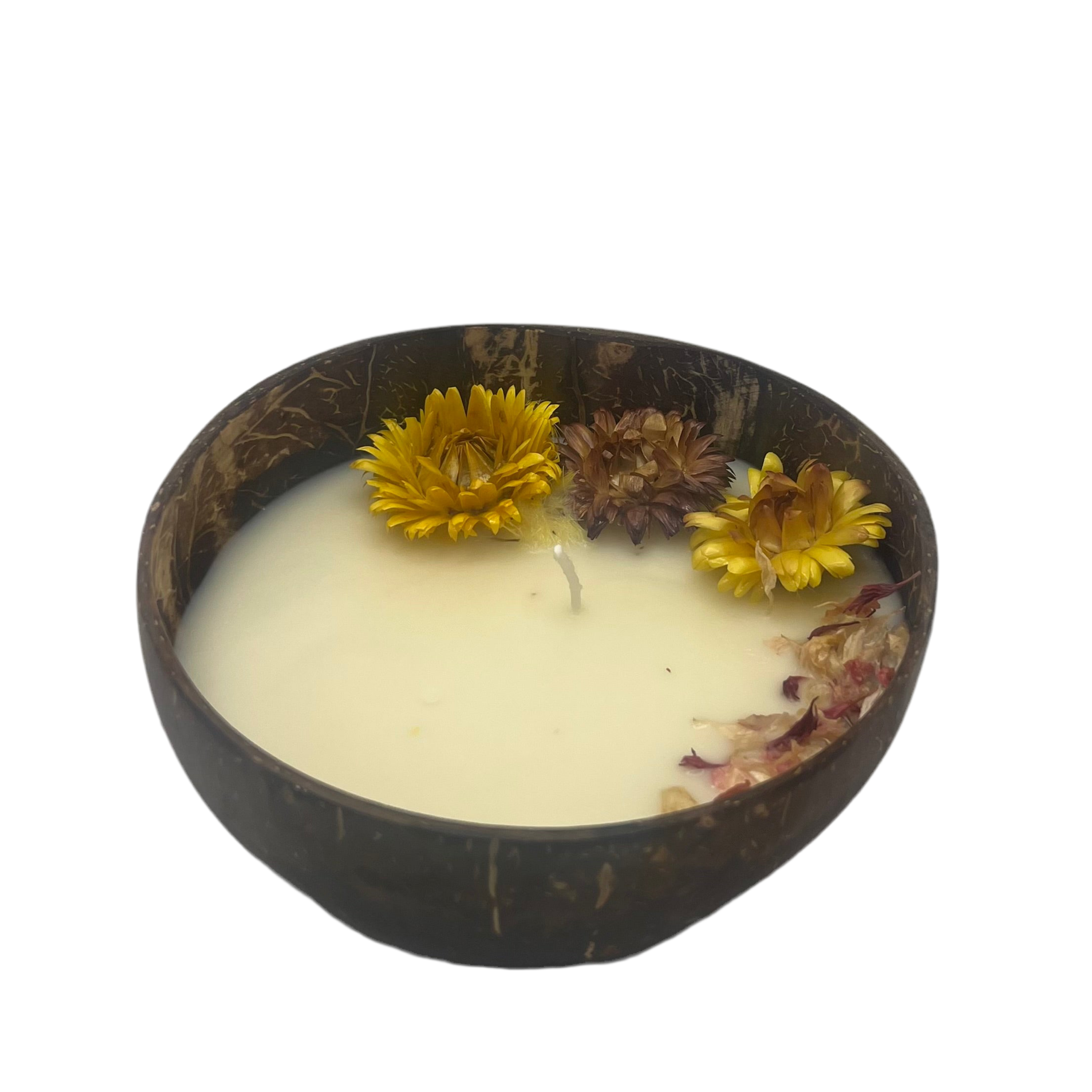 Floral Coconut Candle