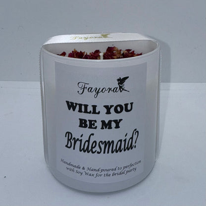 Bridesmaid Candle