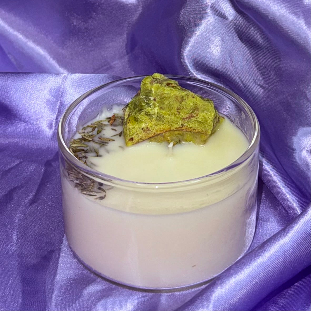 Green Opal Mini Candle