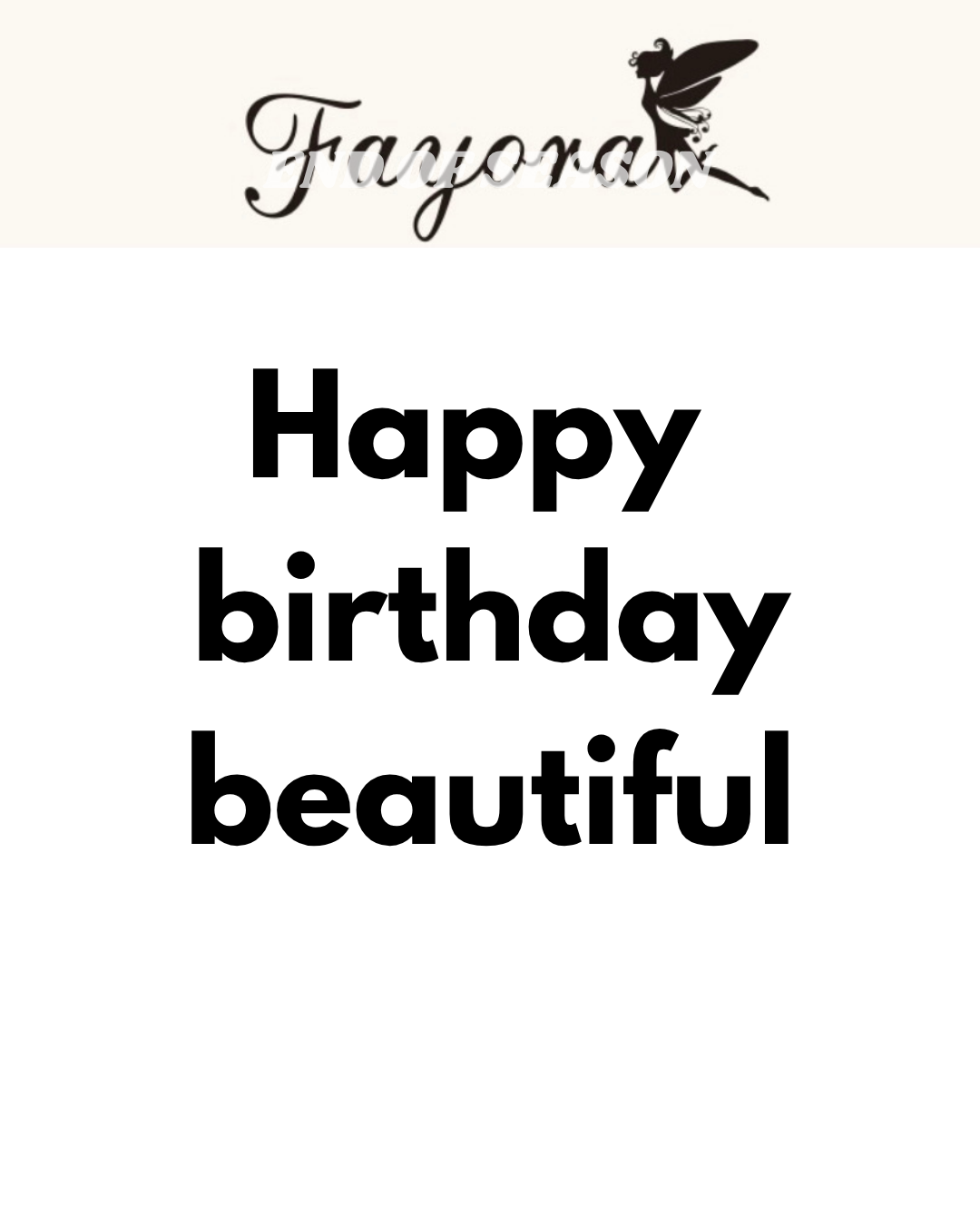 Happy Birthday Beautiful Candle (400ml)