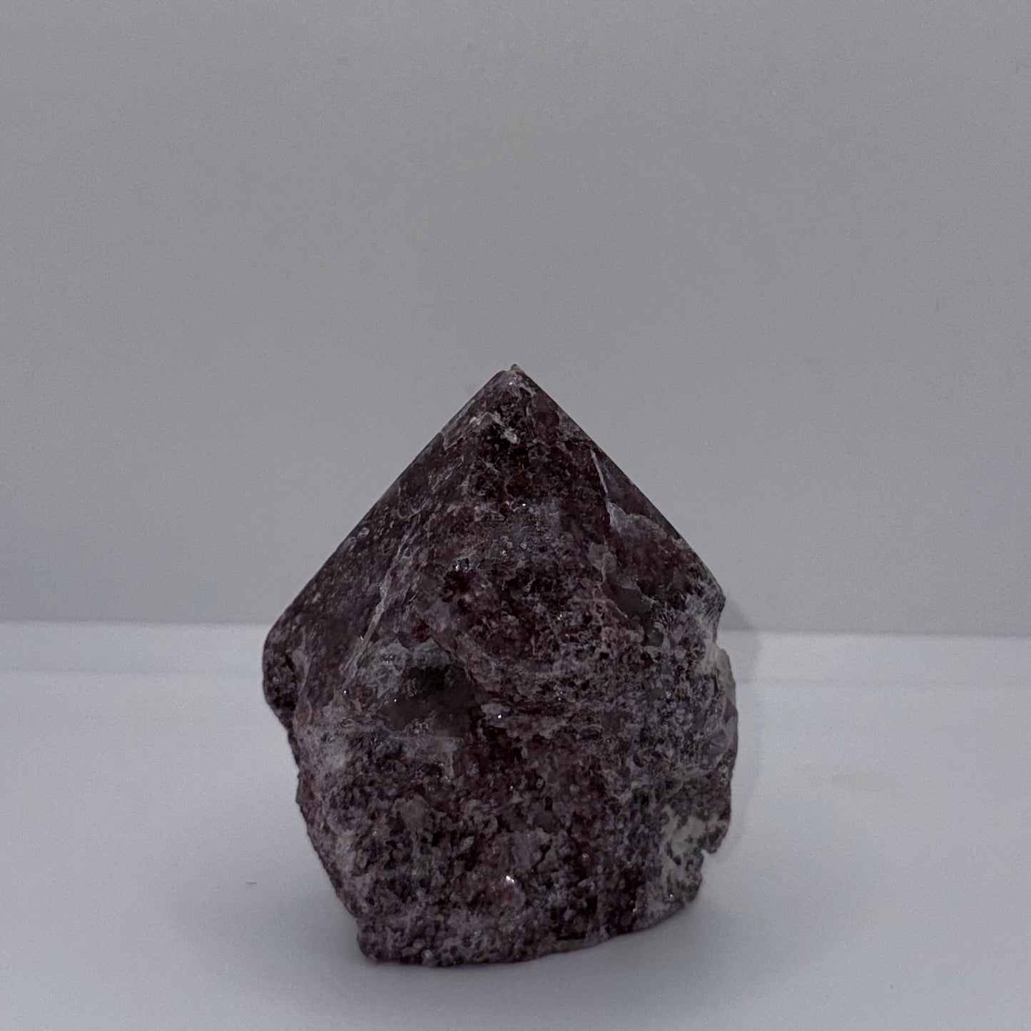 Lepidolite Cut Base Point
