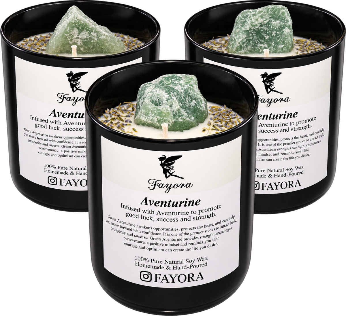 Aventurine Candle (500ml)