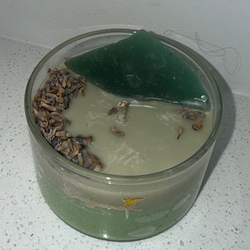 Aventurine Candle