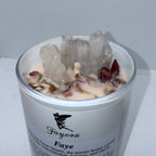 Limited Edition Clear Quartz Crystal Candle