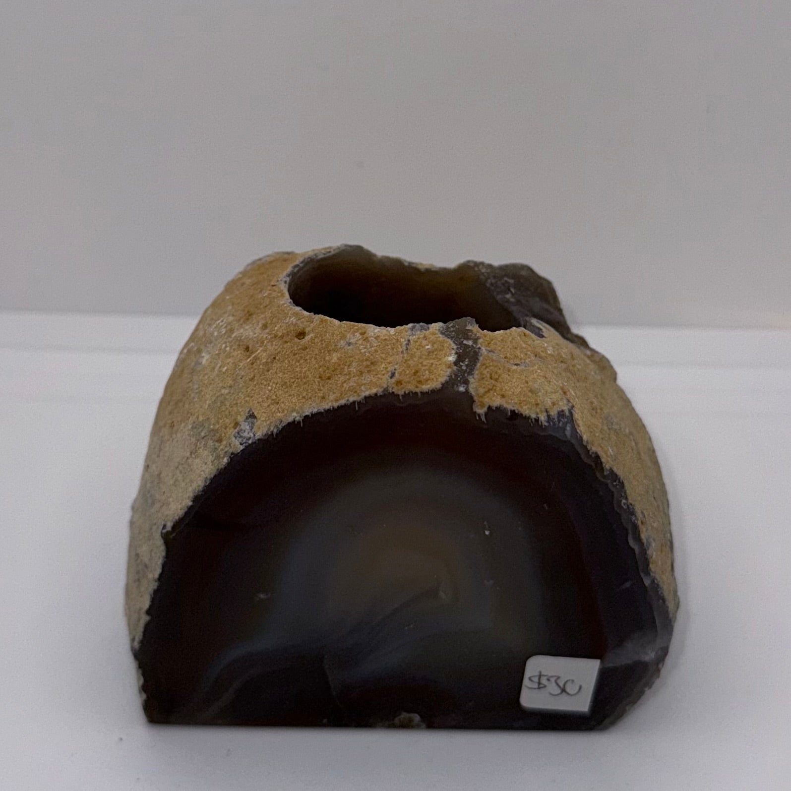 Blue Agate Candle Holder