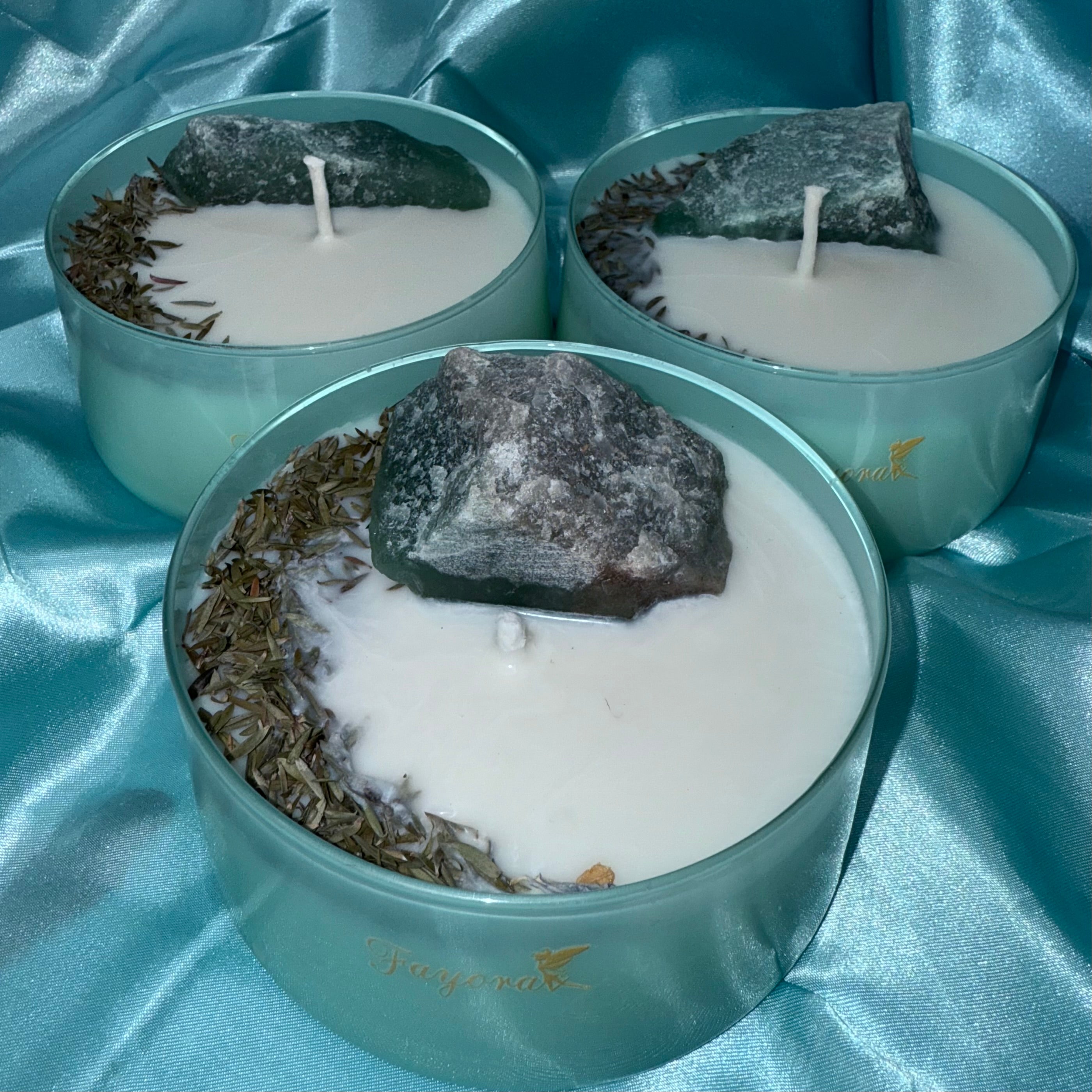 Aventurine Candle