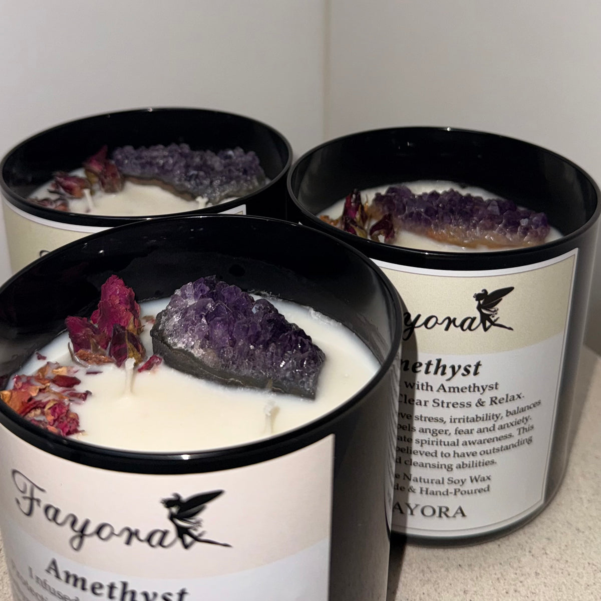 Amethyst Candle (450g)