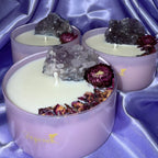 Amethyst Candle