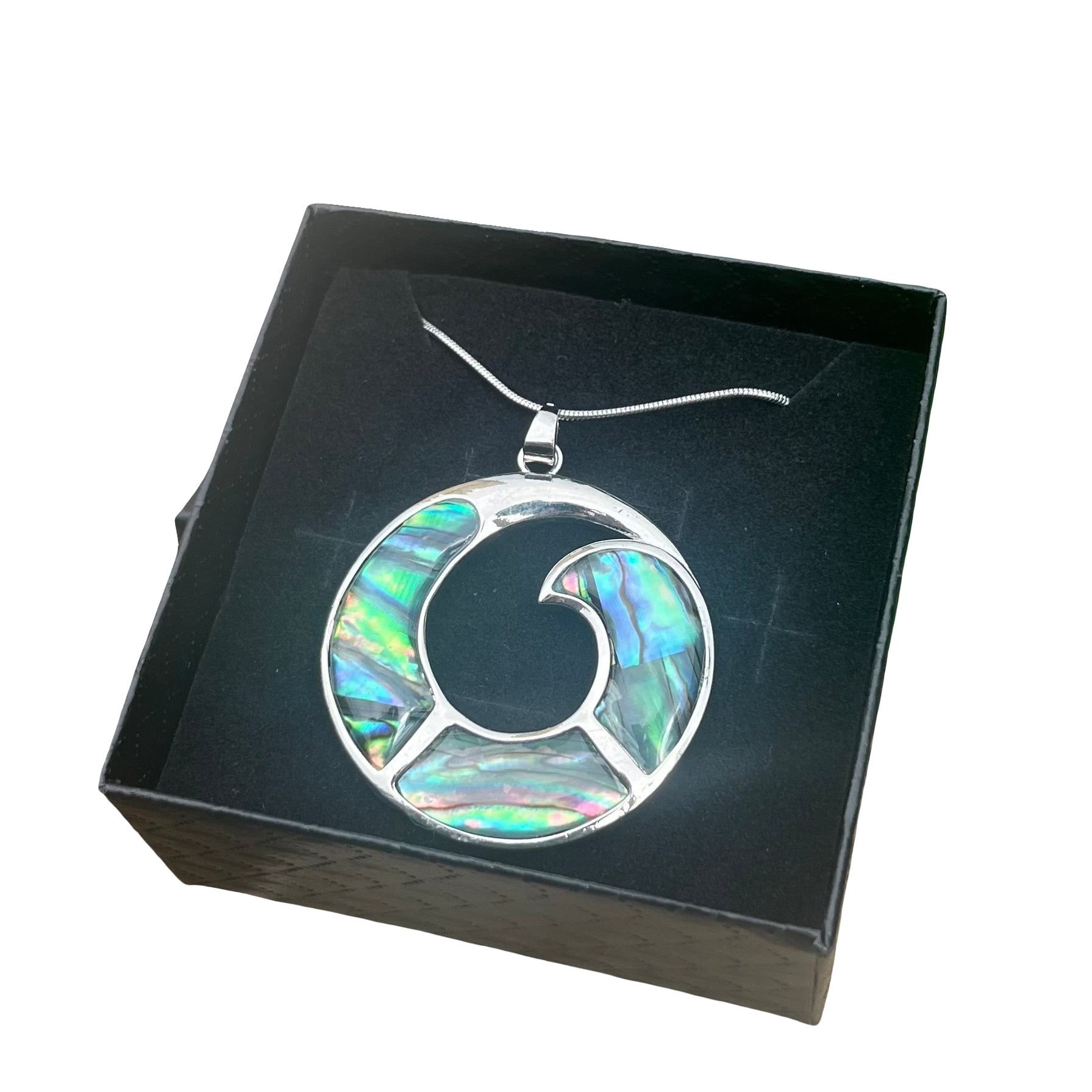 Paua Spiral Necklace