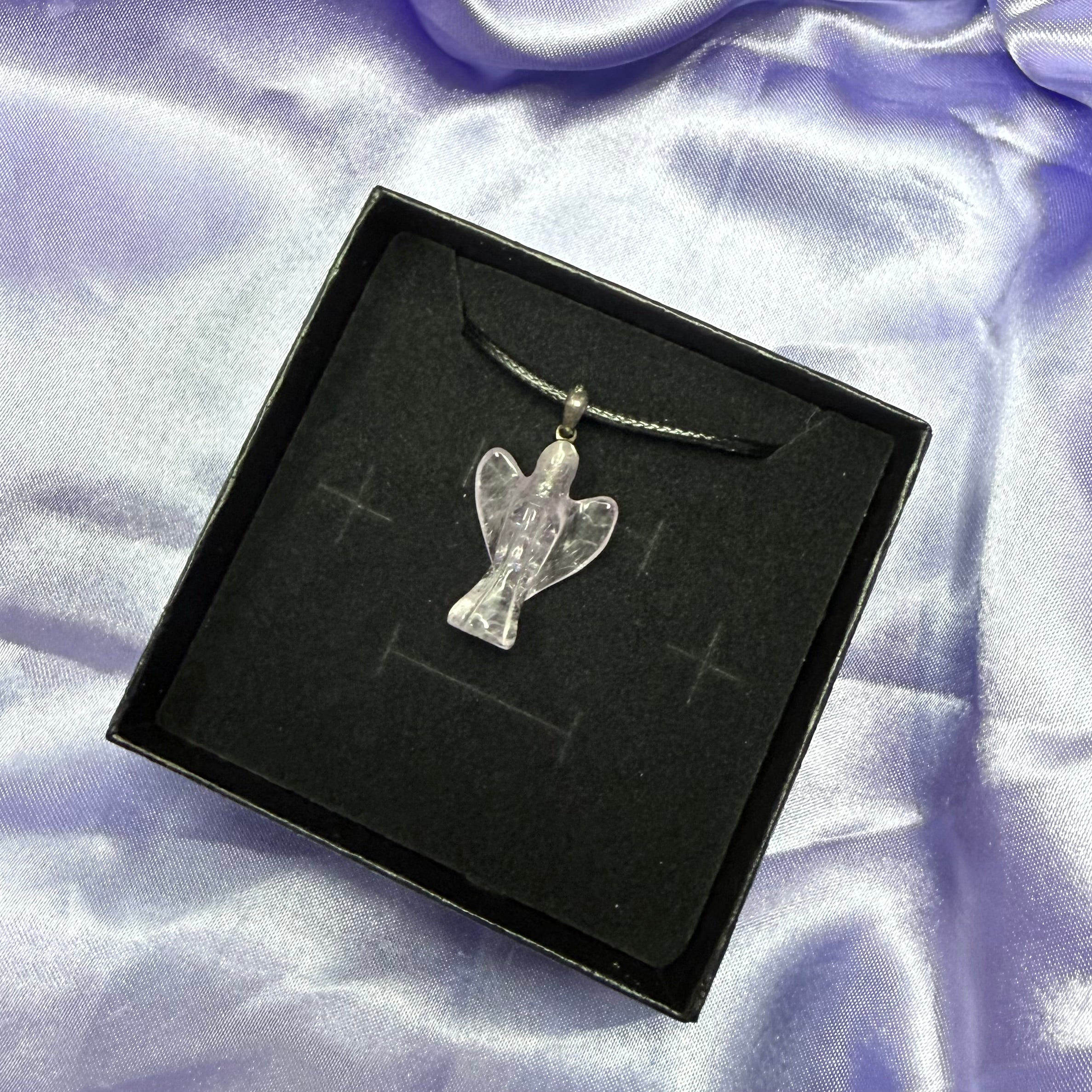 Amethyst Angel Pendant