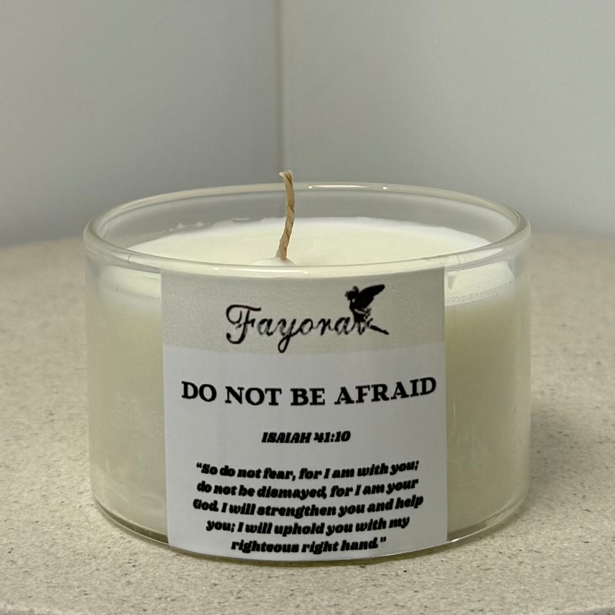 Do not be afraid candle (225g)