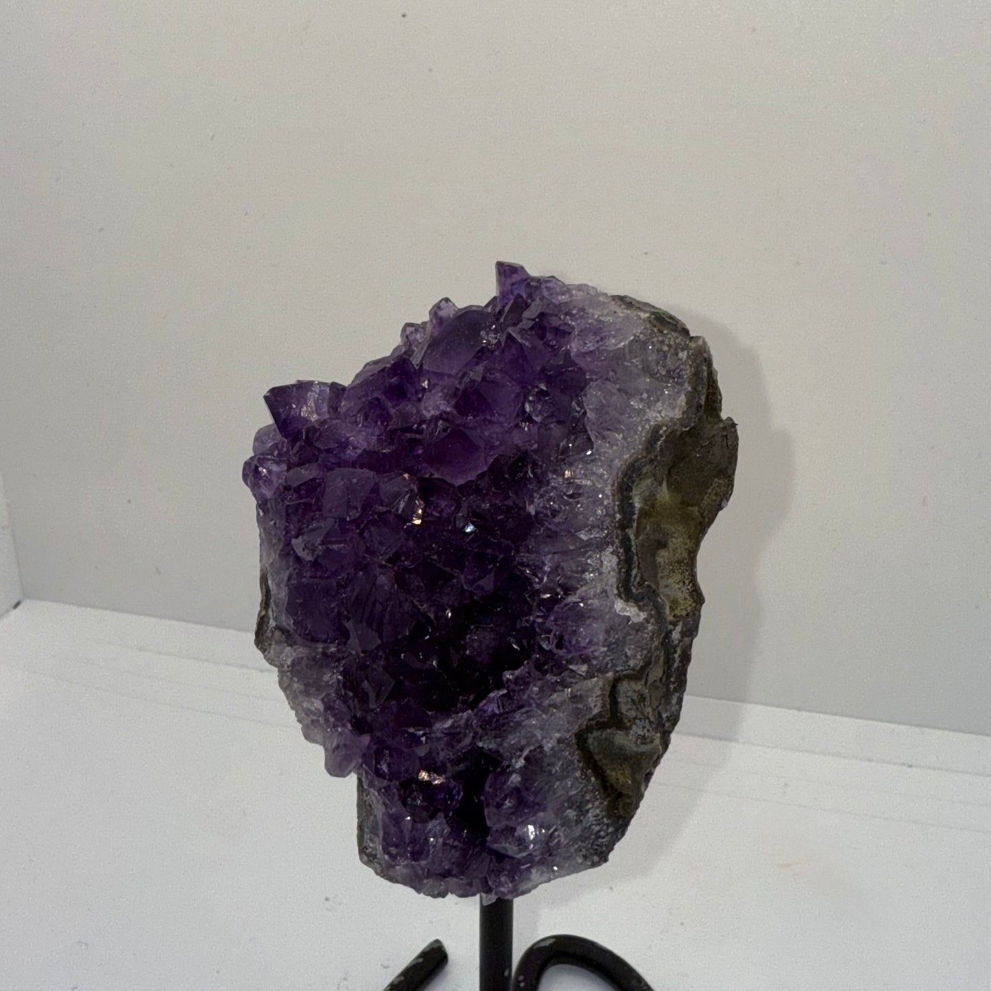 A Grade Amethyst Druze Stand