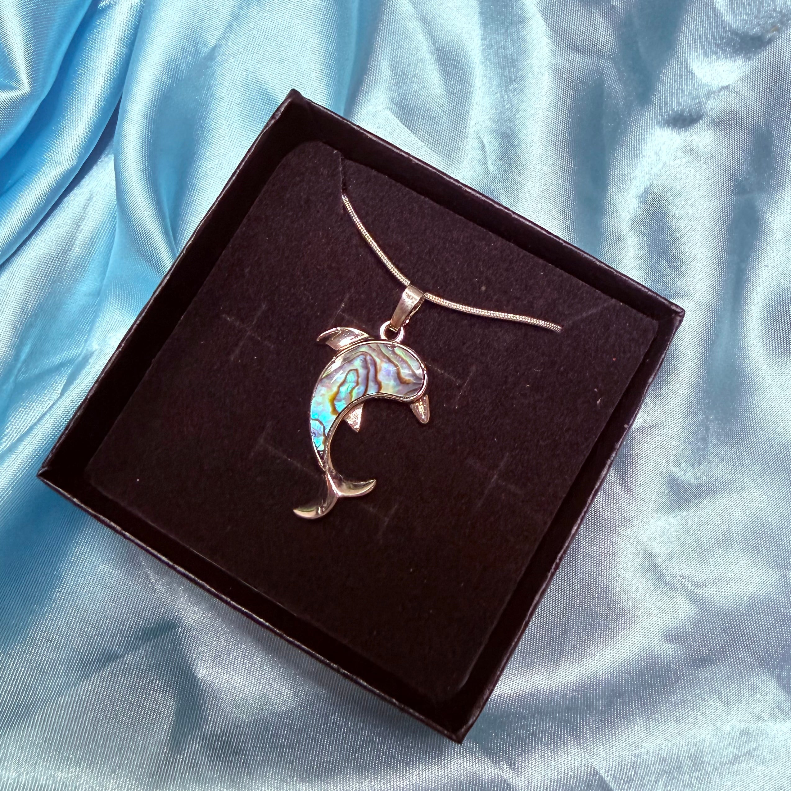 Dolphin Paua Necklace