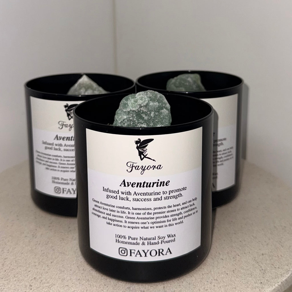 Aventurine Candle (450g)