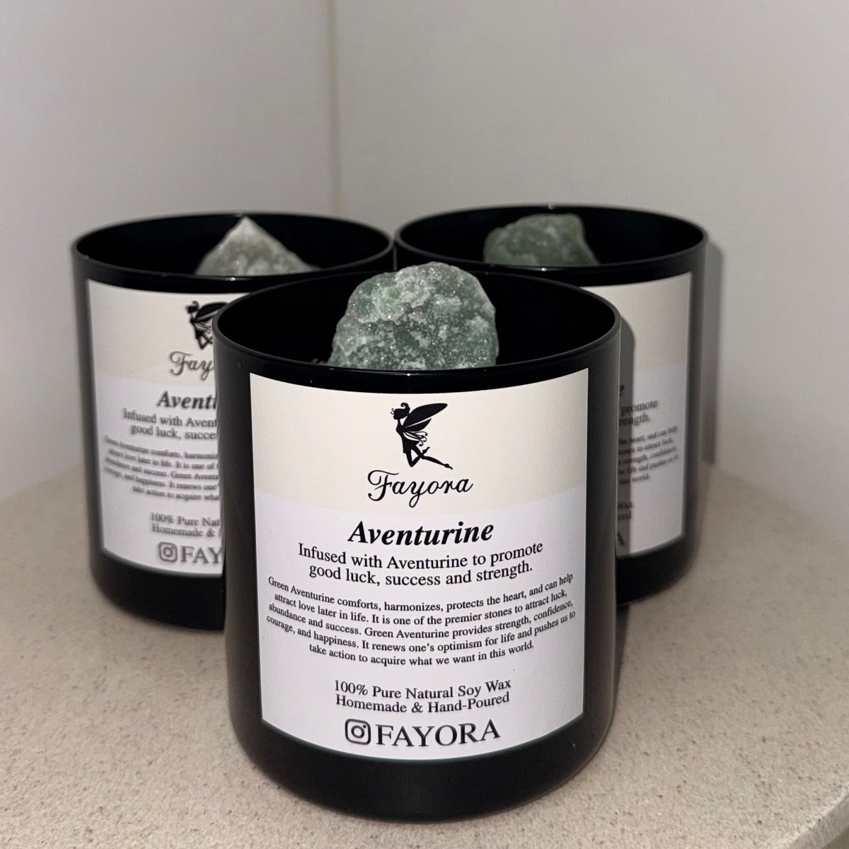 Aventurine Candle (450g)