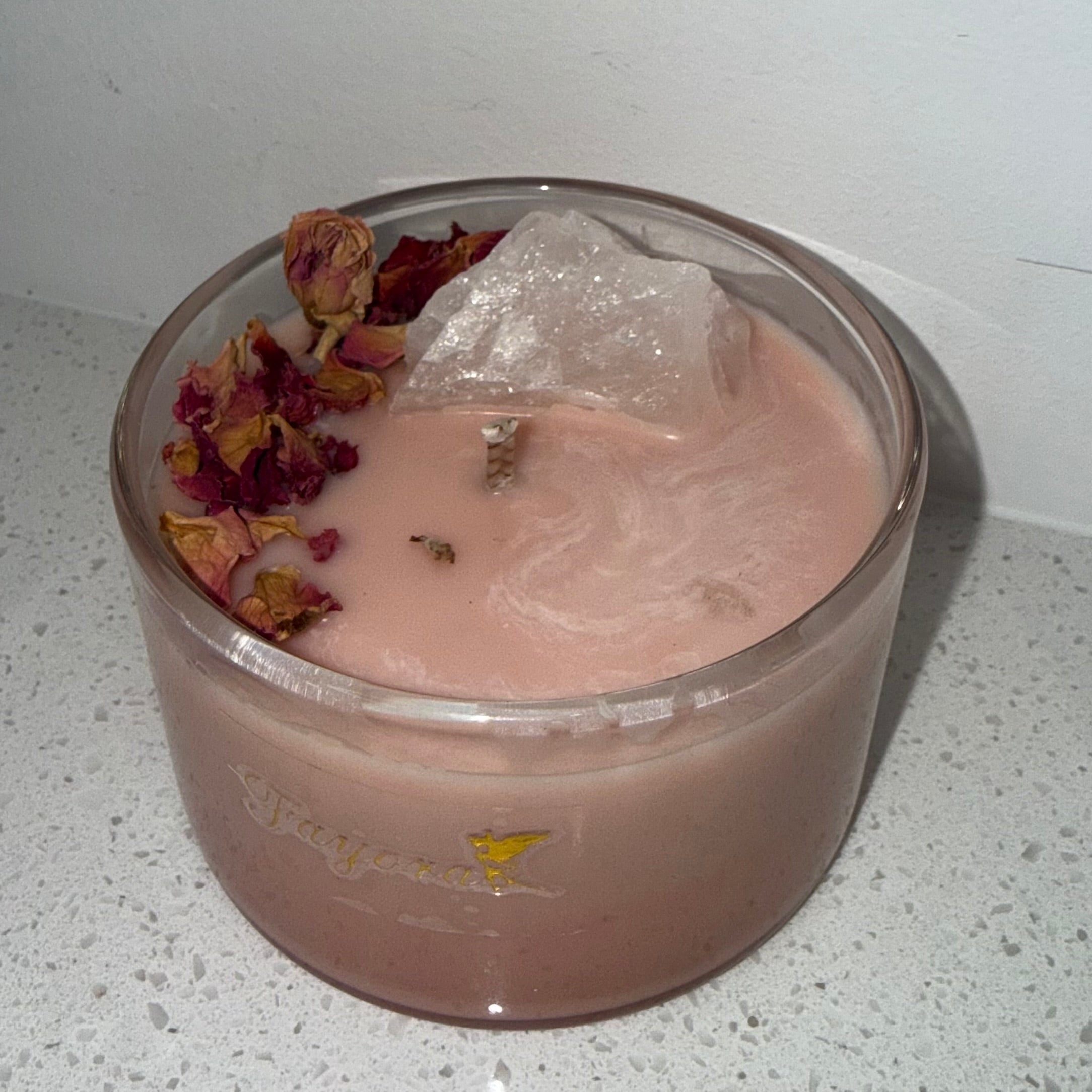 Rose Quartz Candle