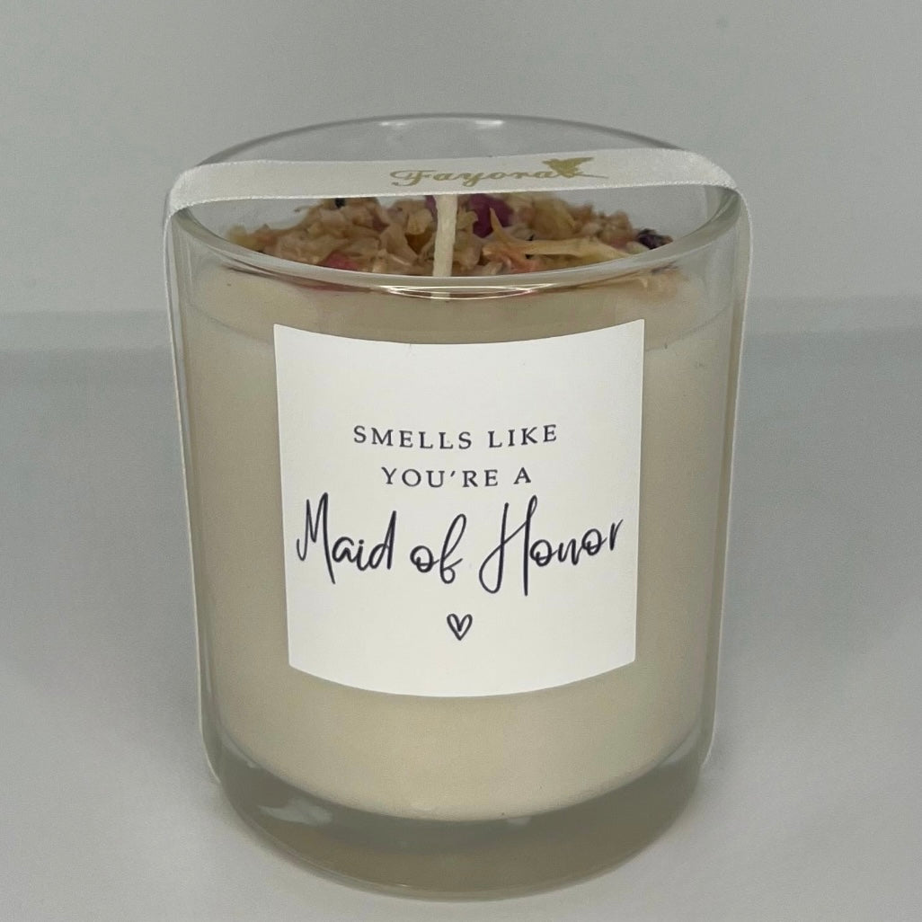 Maid Of Honor Candle