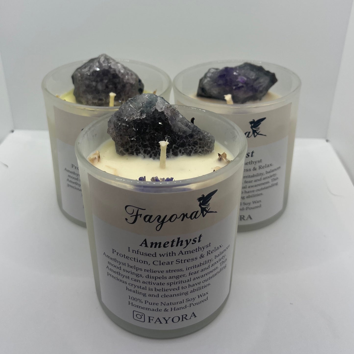 Amethyst Candle