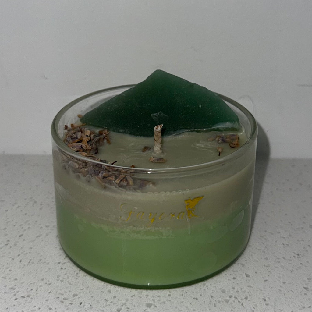 Aventurine Candle