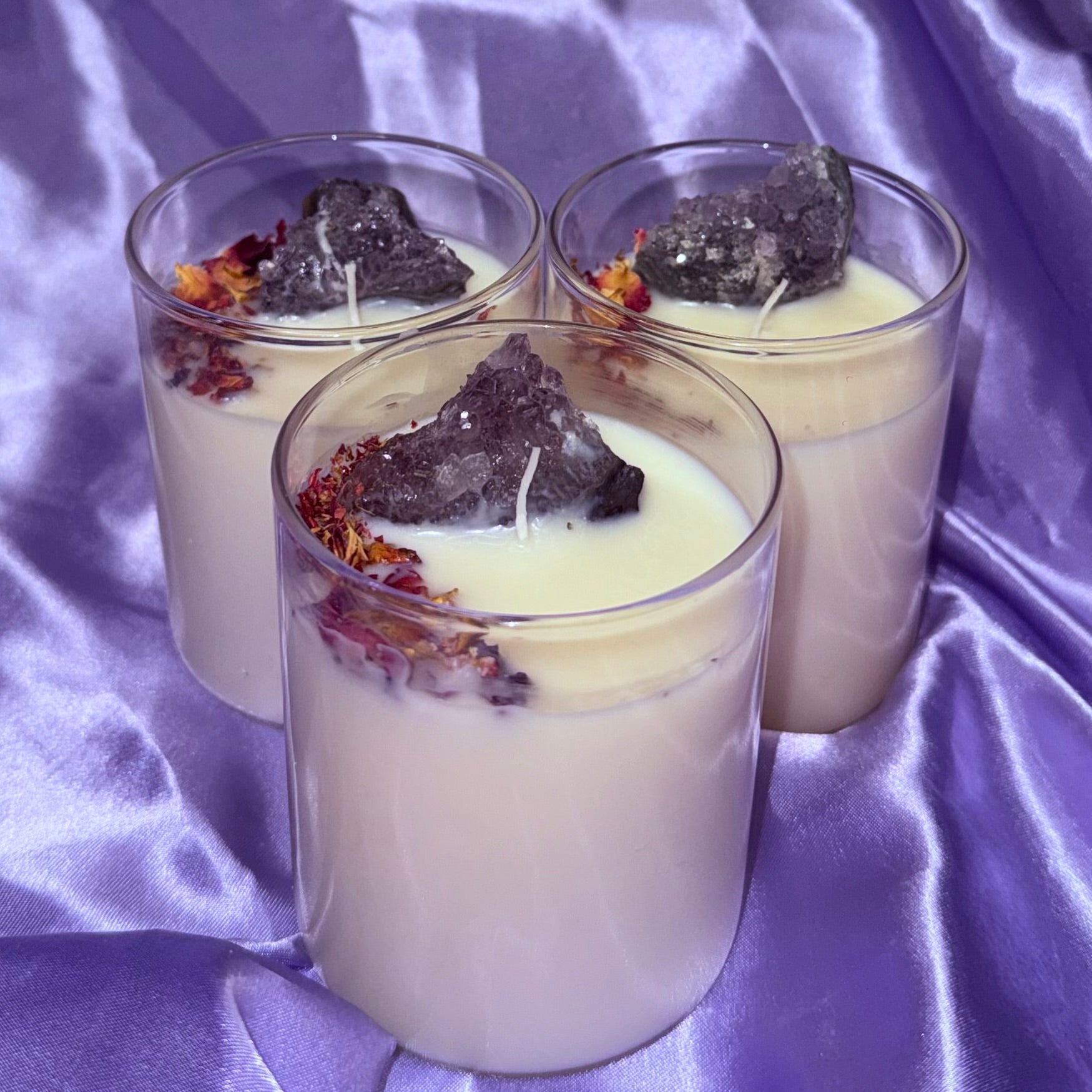 Amethyst Mini Candle (Tall)