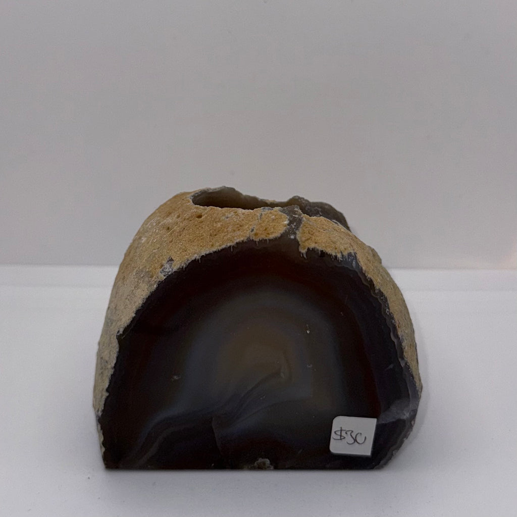 Blue Agate Candle Holder