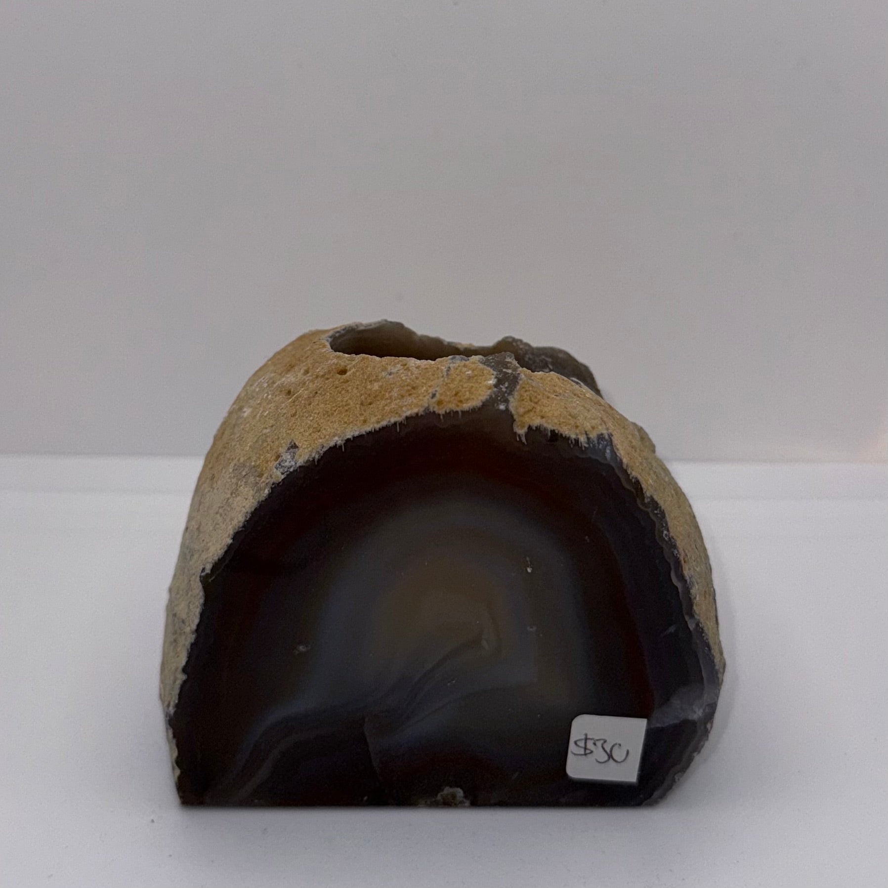 Blue Agate Candle Holder