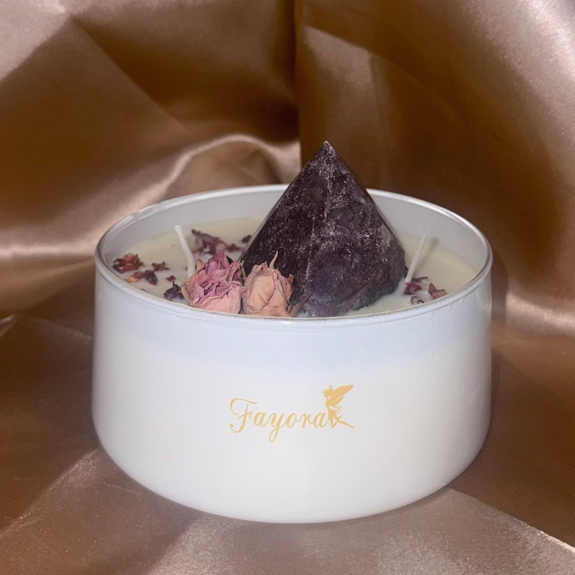 Lepidolite Crystal Candle (Limited Edition)