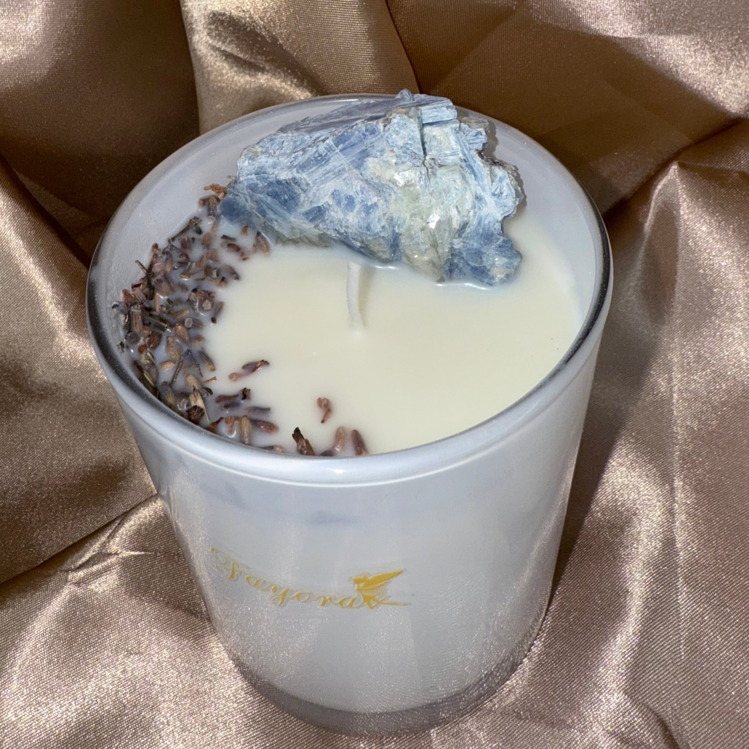 Blue Kyanite Mini Candle (350ml)